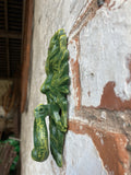 CAST IRON HANGING GREEN MAN DOOR KNOCKER - METAL ORNAMENT
