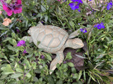 CAST IRON METAL TURTLE KEY SAFE STATUE GARDEN ORNAMENT