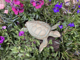 CAST IRON METAL TURTLE KEY SAFE STATUE GARDEN ORNAMENT