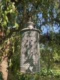 LARGE HANGING METAL GARDEN LANTERN