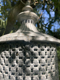 LARGE HANGING METAL GARDEN LANTERN