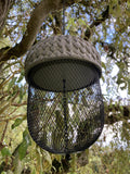 HANGING ACORN BIRD FEEDER GARDEN ORNAMENT.