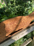 RUSTY METAL RED SQUIRREL FENCE ART RUSTIC GARDEN DECORATION ORNAMENT