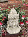 STONE GARDEN INDIAN STYLE THAI BUDDHA HEAD BUST STATUE