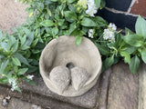 STONE GARDEN HEDGEHOG PLANTER ORNAMENT STATUE