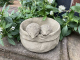 STONE GARDEN HEDGEHOG PLANTER ORNAMENT STATUE