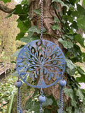 METAL HANGING TREE OF LIFE DREAM CATCHER CHAIN GARDEN ORNAMENT DECOR