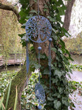 METAL HANGING TREE OF LIFE DREAM CATCHER CHAIN GARDEN ORNAMENT DECOR