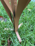 METAL GARDEN REEDS PLANT STAKE POND ORNAMENT
