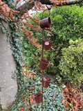 METAL WATERING CAN / BIRD STAKE GARDEN ORNAMENT