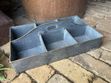 METAL  HANDLED TRAY / PLANTER GARDEN / INDOOR ORNAMENT