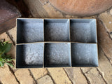 METAL  HANDLED TRAY / PLANTER GARDEN / INDOOR ORNAMENT