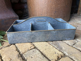 METAL  HANDLED TRAY / PLANTER GARDEN / INDOOR ORNAMENT