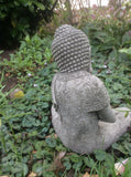 STONE GARDEN RESTING LOTUS BUDDHA STATUE