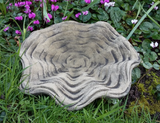 STONE GARDEN FLUTED BIRD BATH TOP ONLY REPLACEMENT FEEDER ORNAMENT