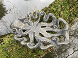 CAST IRON OCTOPUS DISH GARDEN / INDOOR ORNAMENT