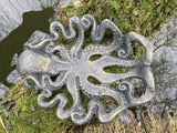 CAST IRON OCTOPUS DISH GARDEN / INDOOR ORNAMENT