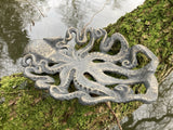 CAST IRON OCTOPUS DISH GARDEN / INDOOR ORNAMENT