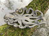 CAST IRON OCTOPUS DISH GARDEN / INDOOR ORNAMENT