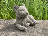 STONE GARDEN LYING TIGER ORNAMENT STATUE
