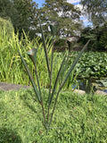 COLOURED METAL CALLA LILY FLOWER STAKE GARDEN ORNAMENT