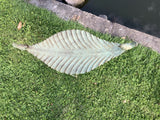 METAL GREEN BIRD FEEDER STAKE GARDEN SUPPORT BIRD BATH