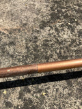COPPER EFFECT METAL DRAGONFLY BELL FLOWER STAKE GARDEN SUPPORT / DECORATION
