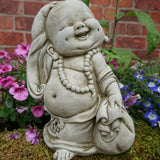STONE GARDEN SMILING BABY MONK BUDDHA