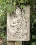 STONE GARDEN ZEN MEDITATION BUDDHA WALL PLAQUE ORNAMENT