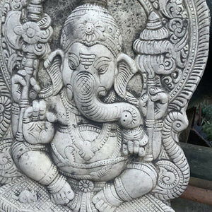 STONE GARDEN GANESH PLAQUE