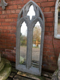 STONE GARDEN EXTRA LARGE GOTHIC ARCH MIRROR WALL PLAQUE