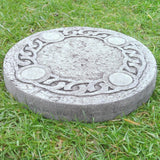 STONE GARDEN SET OF 3 CELTIC KNOT STEPPING STONES