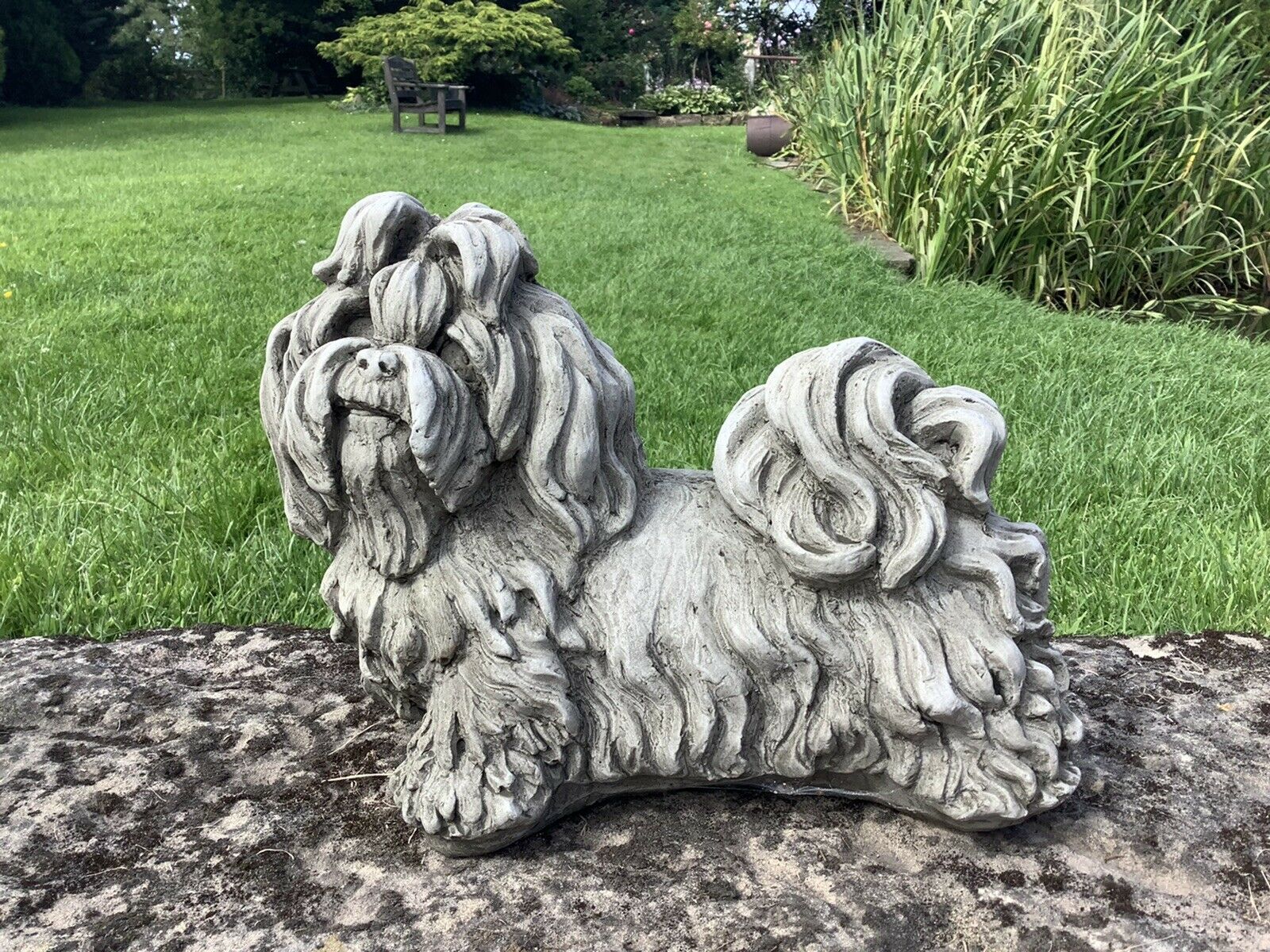 Shih Tzu Dog Puppy Statue Ornament