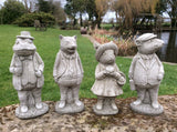 STONE GARDEN SET 4 WIND IN THE WILLOWS CHARACTERS