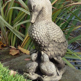 Stone garden ornament duck family statue ducklings figure pond bird gift ferney heyes