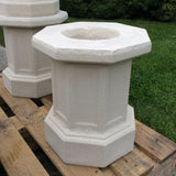 STONE GARDEN OCTAGONAL PLINTH PEDESTAL STAND COLUMN ORNAMENT