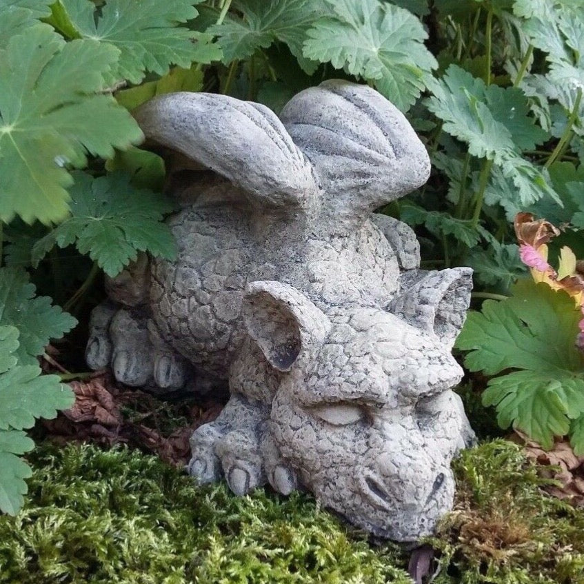 James The Peeking Dragon Stone Garden Ornament By Devonshire Stone Ltd