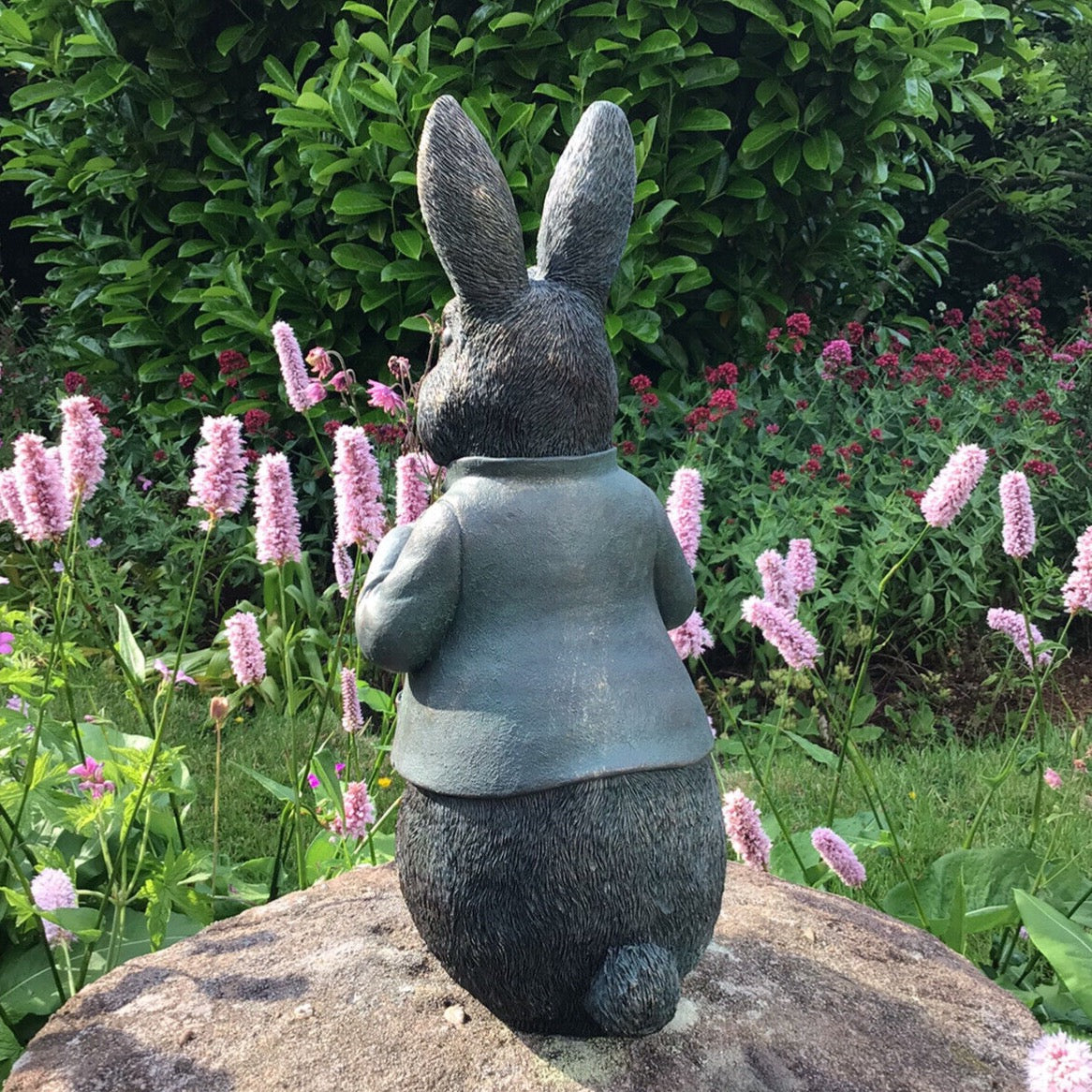 Resin Peter Rabbit RESIN GARDEN LARGE PETER RABBIT STATUE ORNAMENT BEATRIX POTTER – Ferney ...
