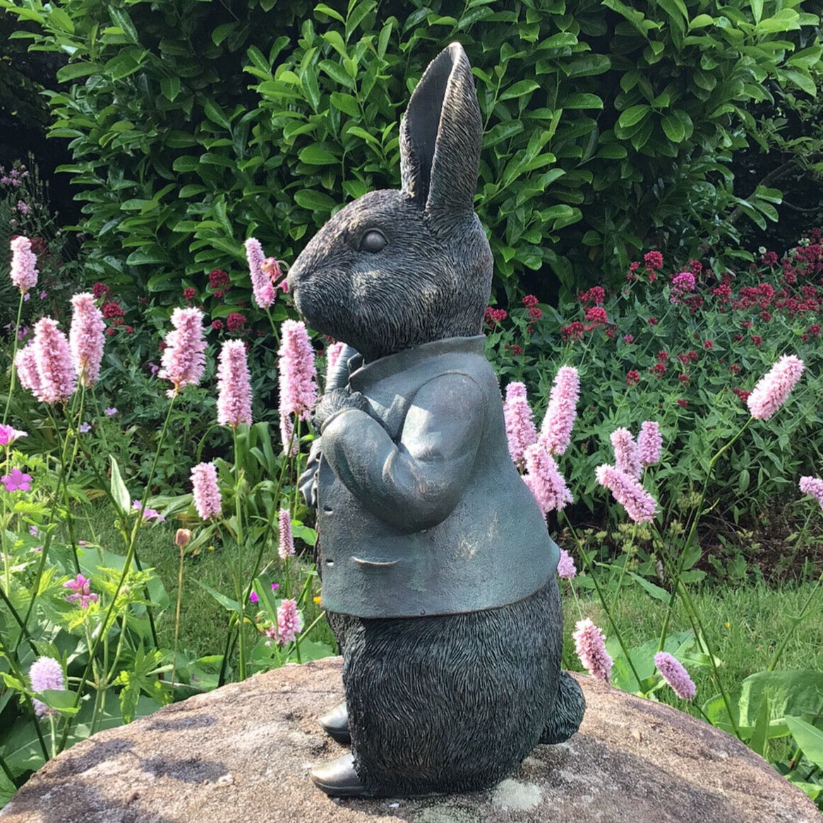 RESIN GARDEN LARGE PETER RABBIT STATUE ORNAMENT BEATRIX POTTER – Ferney ...