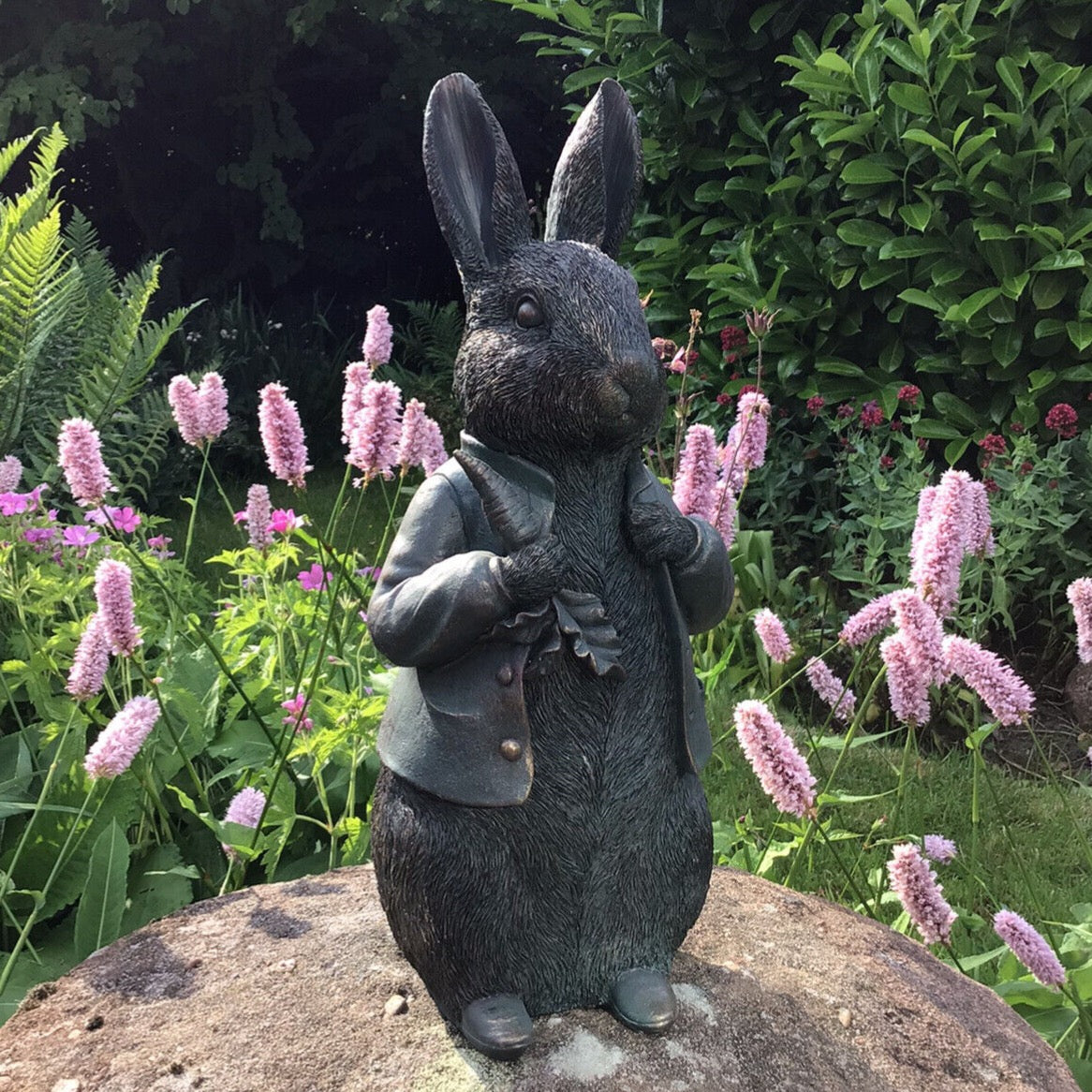 RESIN GARDEN LARGE PETER RABBIT STATUE ORNAMENT BEATRIX POTTER – Ferney ...