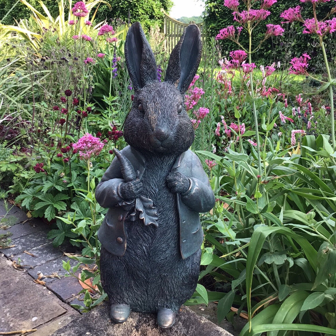 RESIN GARDEN LARGE PETER RABBIT STATUE ORNAMENT BEATRIX POTTER – Ferney ...