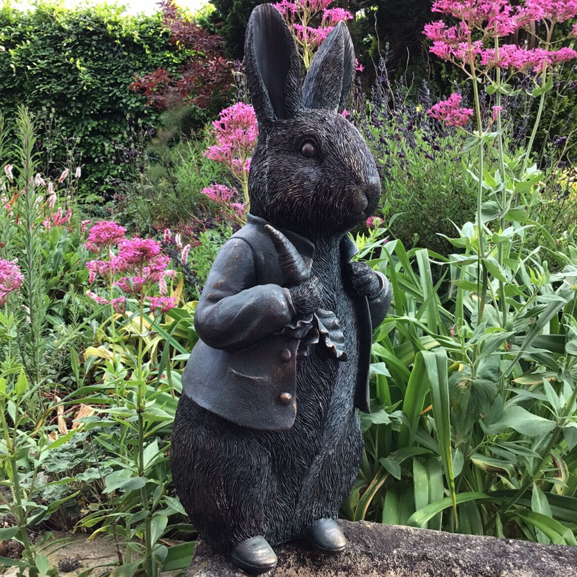 RESIN GARDEN LARGE PETER RABBIT STATUE ORNAMENT BEATRIX POTTER – Ferney ...