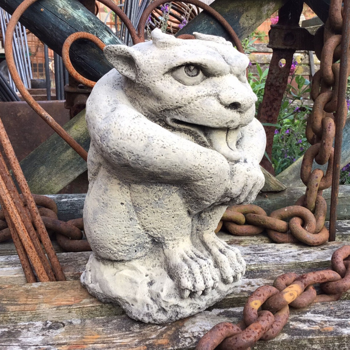 STONE GARDEN DEVIL GARGOYLE GOBLIN GREMLIN ORNAMENT STATUE – Ferney ...