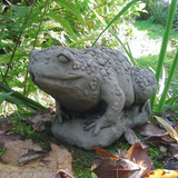 STONE GARDEN SMALL TOAD FROG POND WATER FEATURE SPOUT FOUNTAIN ORNAMENT