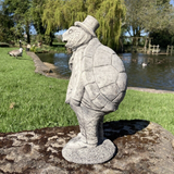 STONE GARDEN STANDING MR TORTOISE CHARACTER ORNAMENT STATUE