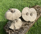 STONE GARDEN PAIR OF APPLE ORNAMENTS STATUES