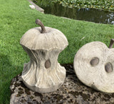 STONE GARDEN PAIR OF APPLE ORNAMENTS STATUES