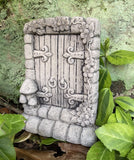 STONE GARDEN SMALL FAIRY DOOR COTTAGE HOUSE WALL PLAQUE ORNAMENT🌿🍂
